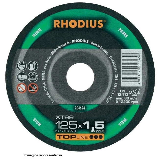 Vendita online Disco Rhodius per taglio pietra 115x1,5